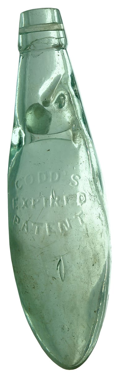 Codd's Expired Patent Hybrid Antique Bottle