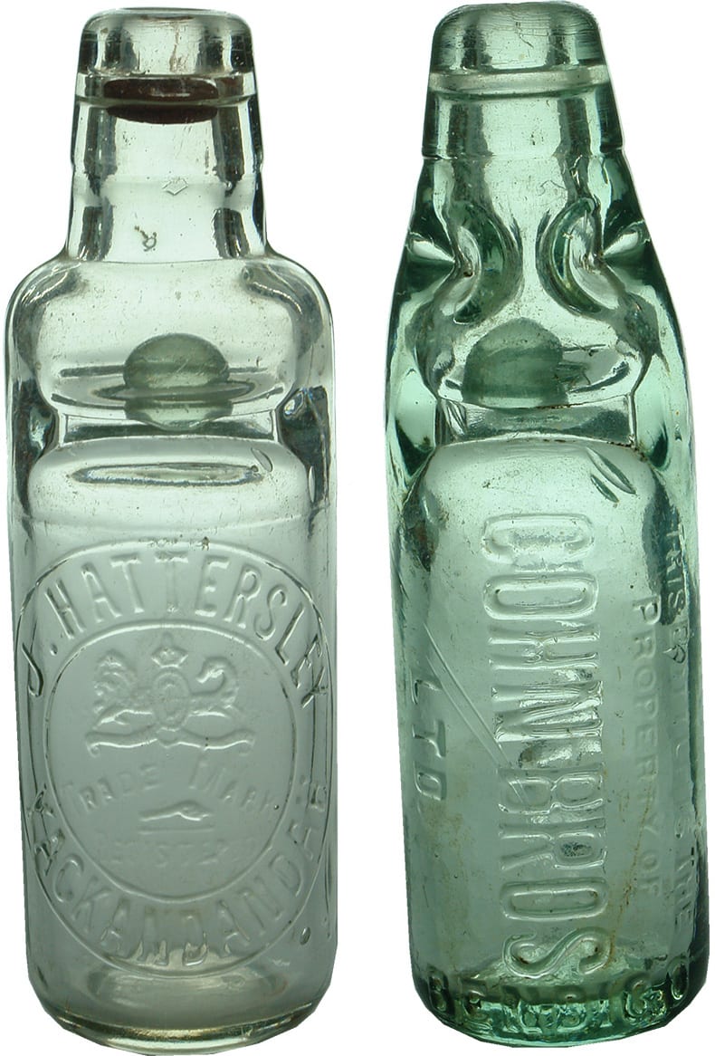 Hattersley Cohn Bros Codd Marble Bottles