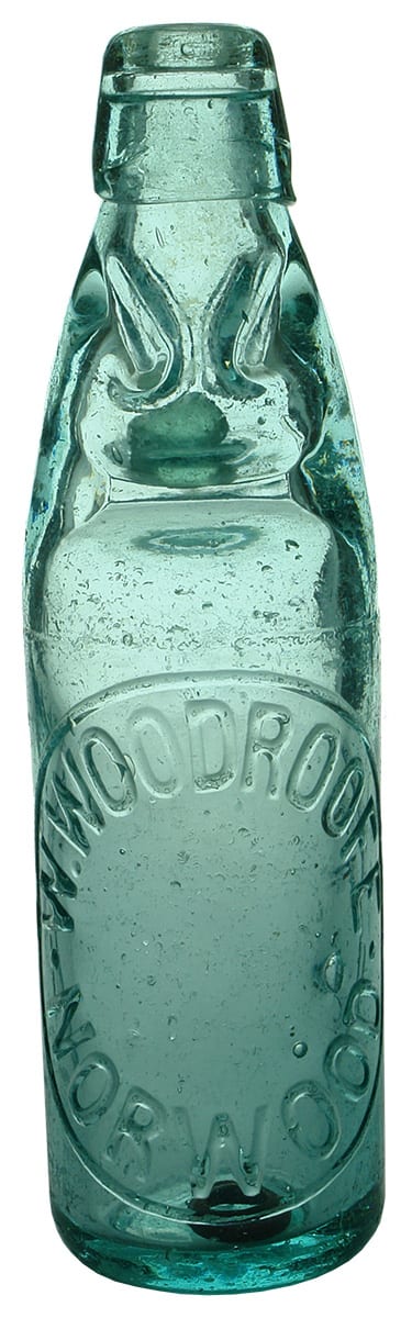 Woodroofe Norwood Antique Codd Soft Drink Bottle