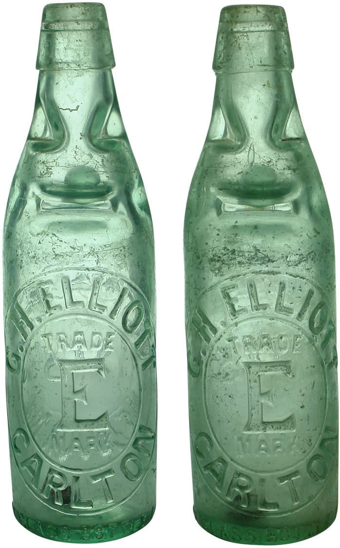 Elliott Carlton Melbourne Codd Antique Bottles