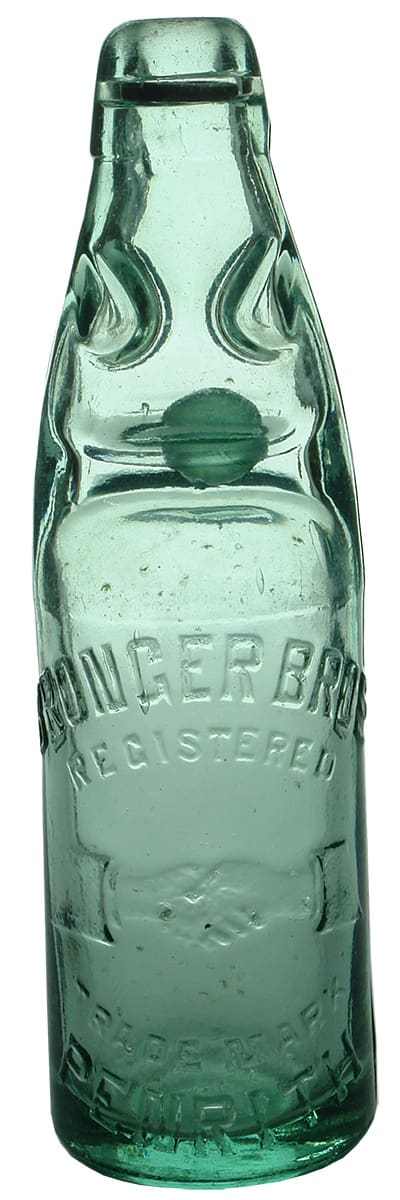 Bronger Brothers Shaking Hands Penrith Codd Bottle