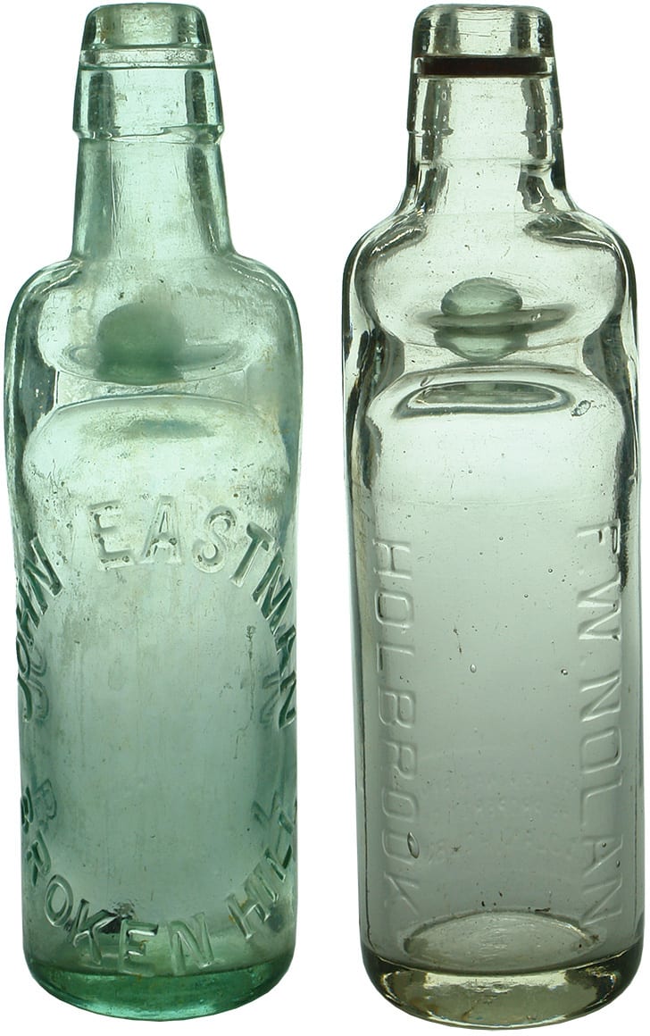 Eastman Nolan Antique Codd Marble Bottles