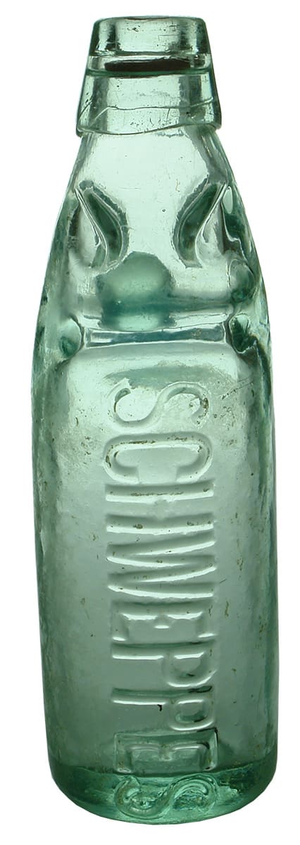 Schweppes Antique Codd Marble Bottle