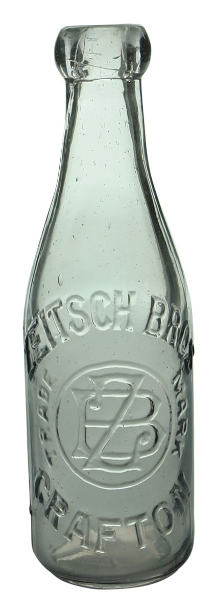 Zeitsch Bros Grafton Blob Top Soda Bottle
