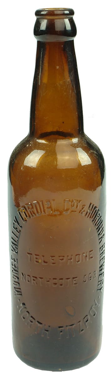Moonee Valley Cordial Horonda Brewery North Fitzroy Bottle