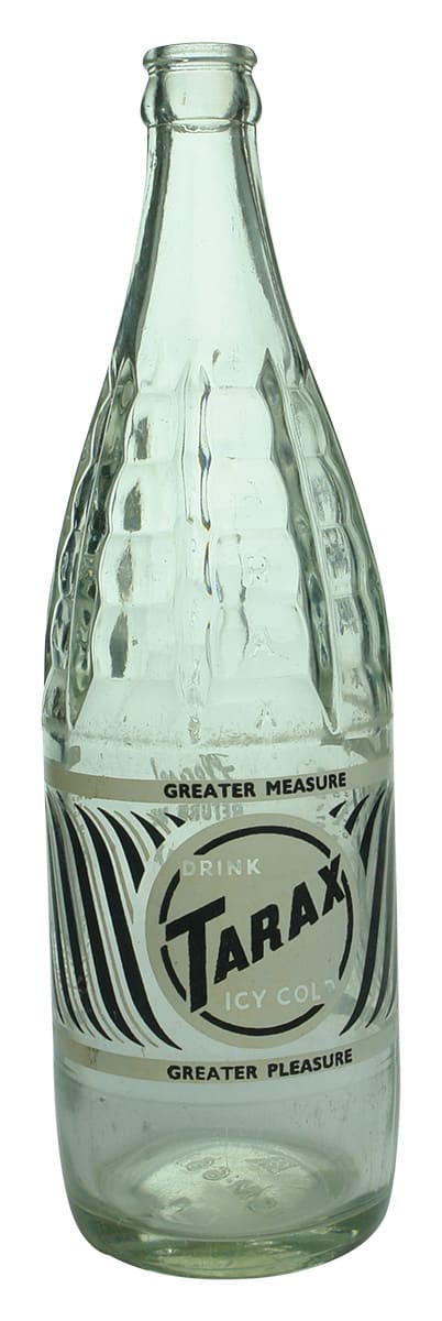 TARAX Fancy ceramic label vintage bottle