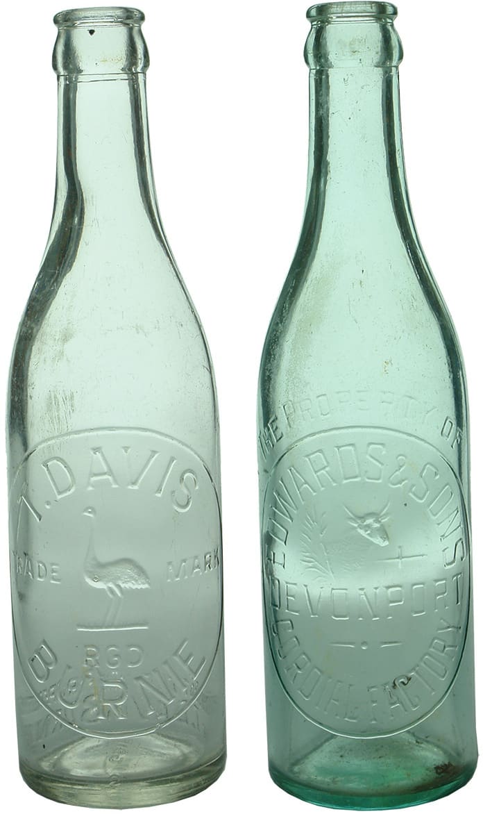 Davis Burnie Edwards Devonport Crown Seal Bottles