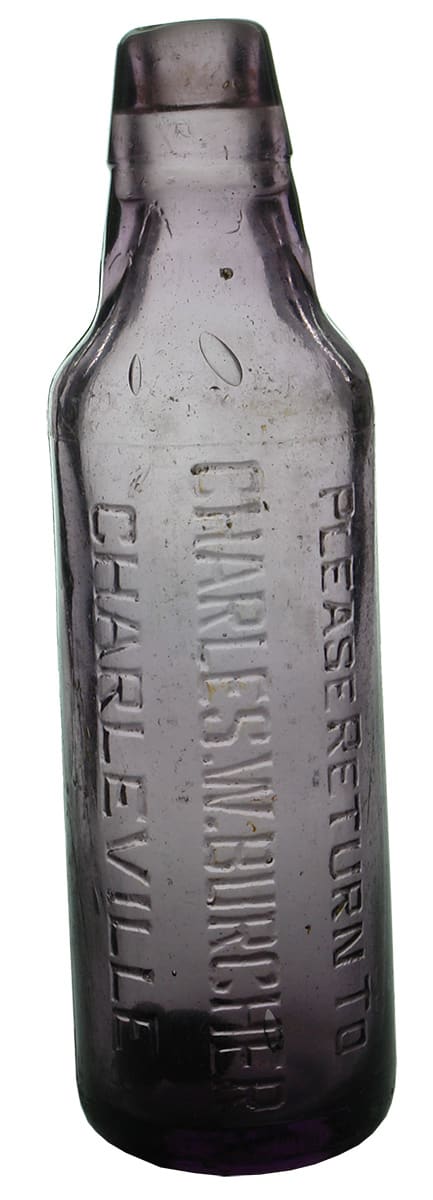 Charles Burcher Charleville Amethyst Lamont Bottle