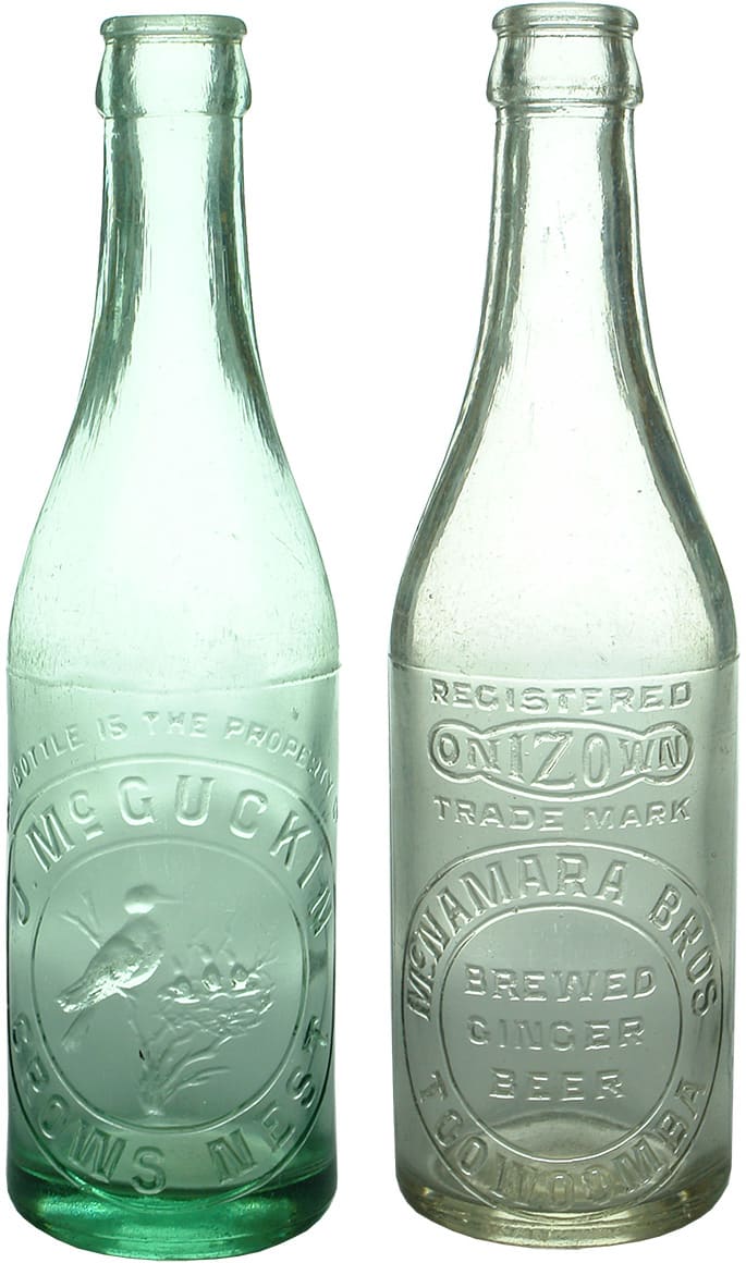 McGuckin McNamara Crown Seal Bottles