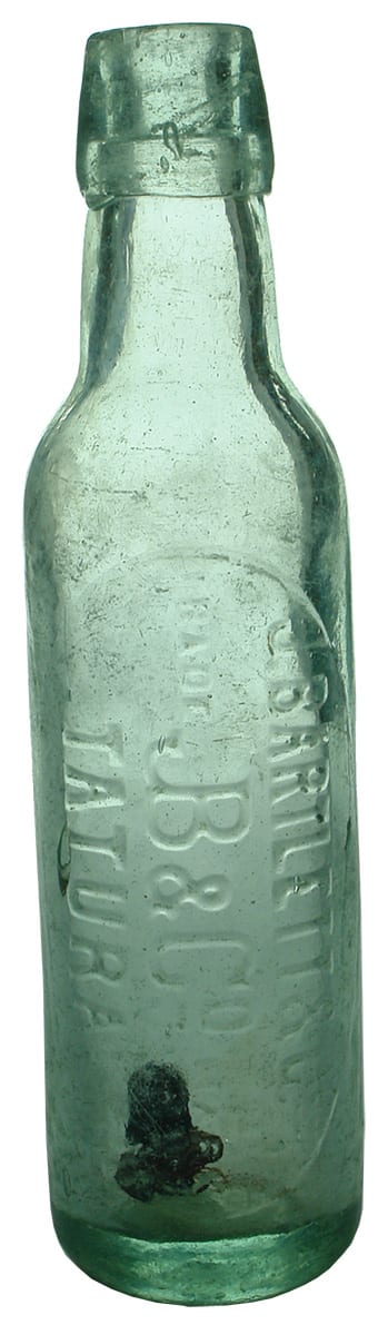 Bartlett Tatura Lamont Soft Drink Antique Bottle