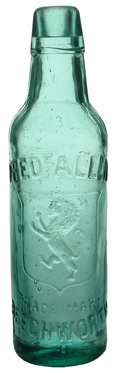 Fred Allen Beechworth Antique Aerated Water Bottle