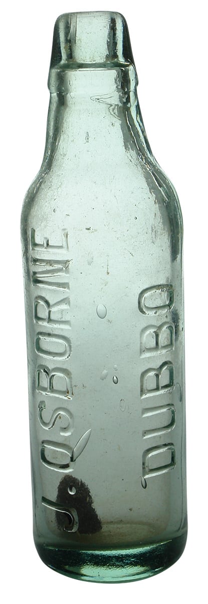 Osborne Dubbo Antique Lamont Soda Bottle