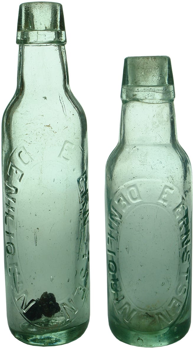 Ernstsen Deniliquin Lamont Antique Bottles