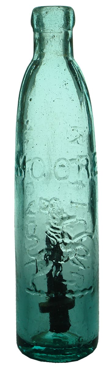 Moore Newcastle Maitland Ross Camperdown Patent Bottle