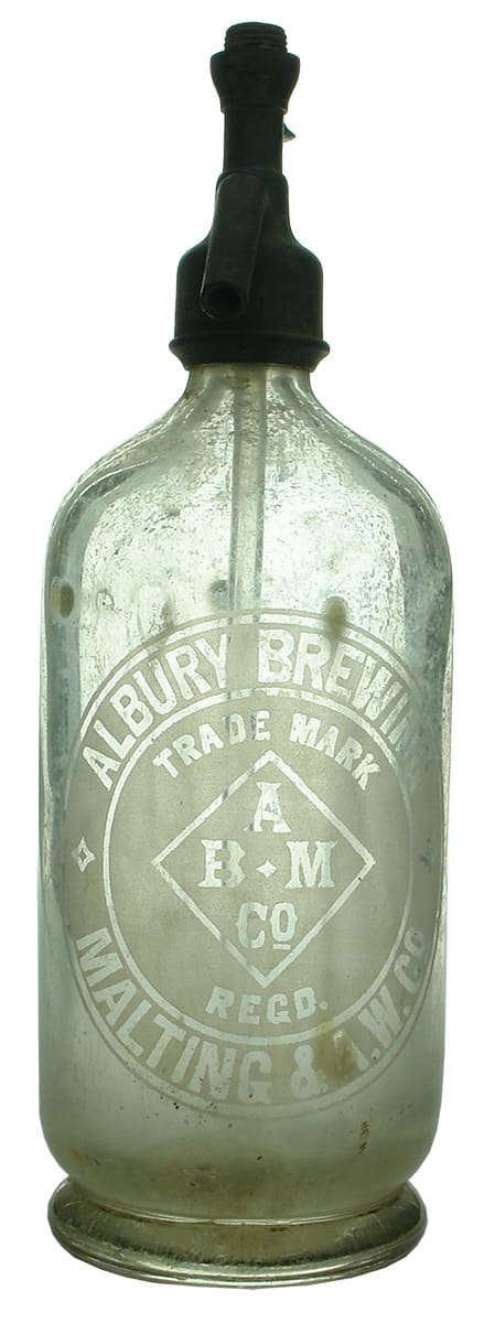 Albury Brewing Malting Antique Soda Syphon