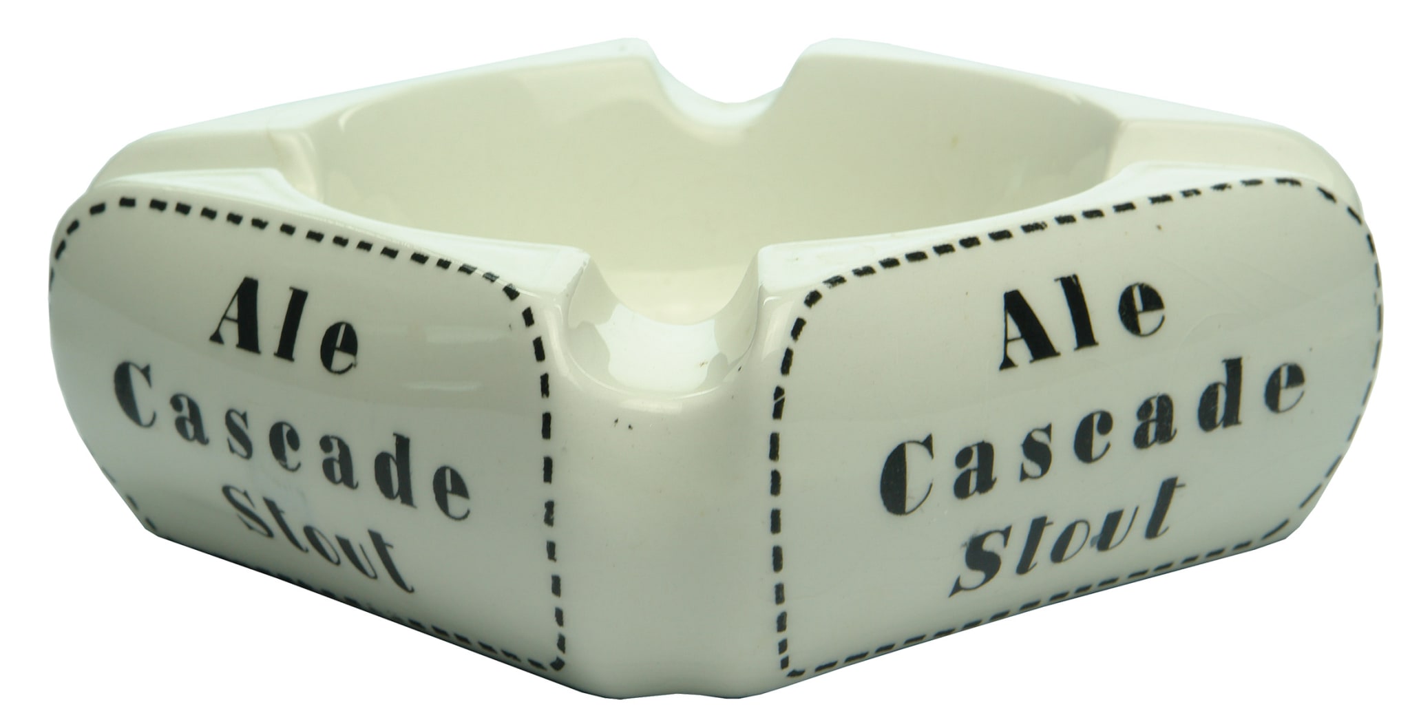 Cascade Stout Advertising Ashtray Ceramic