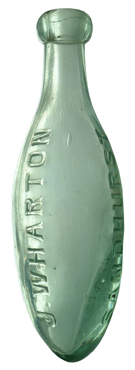 Wharton Sandhurst Antique Torpedo Bottle