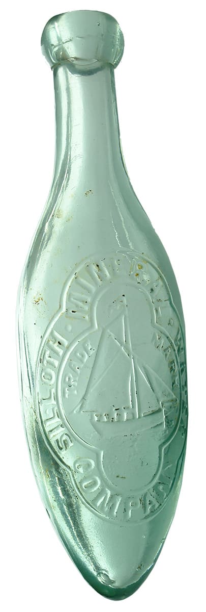 Silloth Mineral Water Sailing Boat Torpedo Bottle