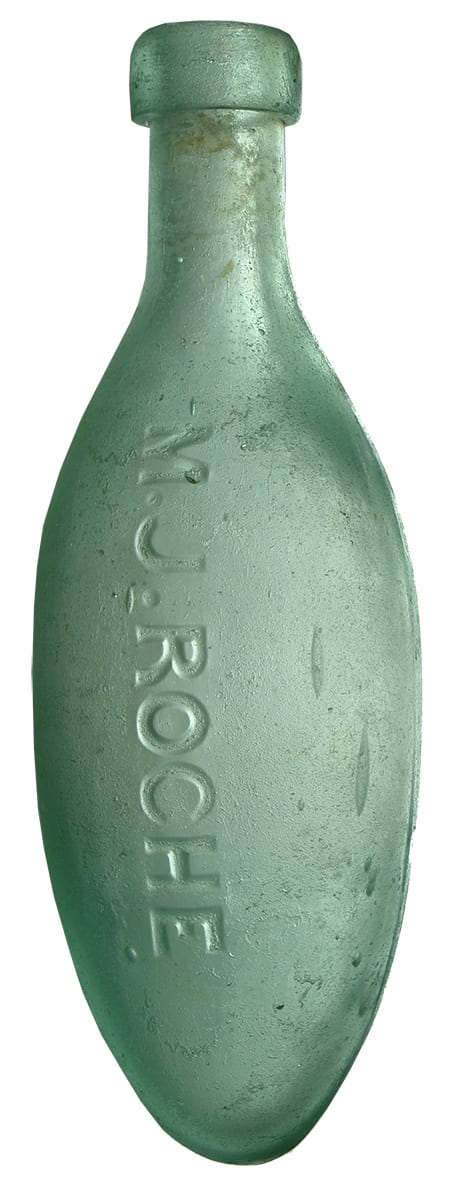 Roche Melbourne Antique Torpedo Soda Bottle