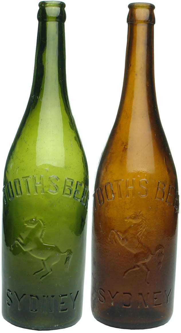 Tooths Beer Sydney Antique Bottles