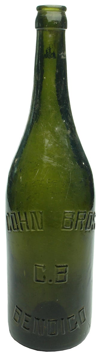 Cohn Bros Bendigo Antique Beer Bottle