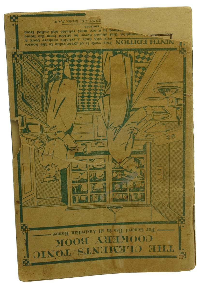 Clements Tonic Cookery Book Advertising