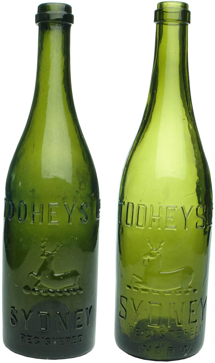 Tooheys Sydney Antique Beer Bottles