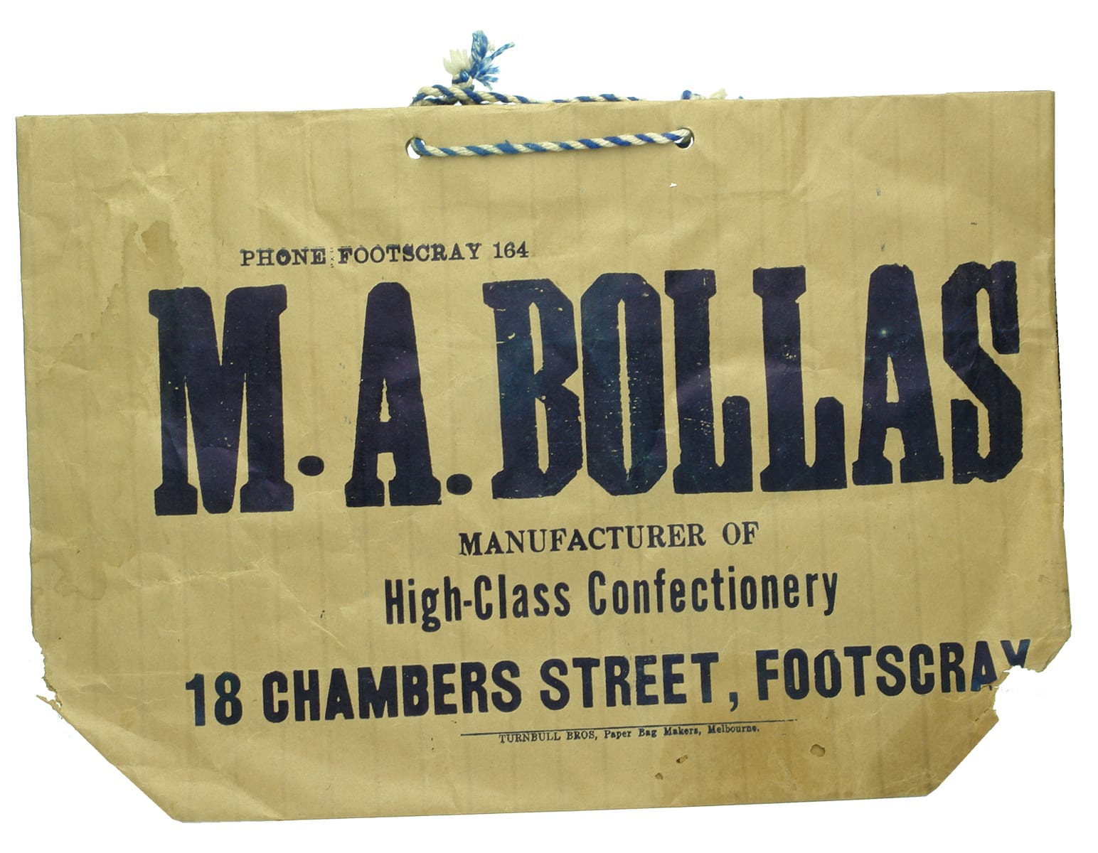 Bollas Confectionery Footscray Show Bag Ephemera