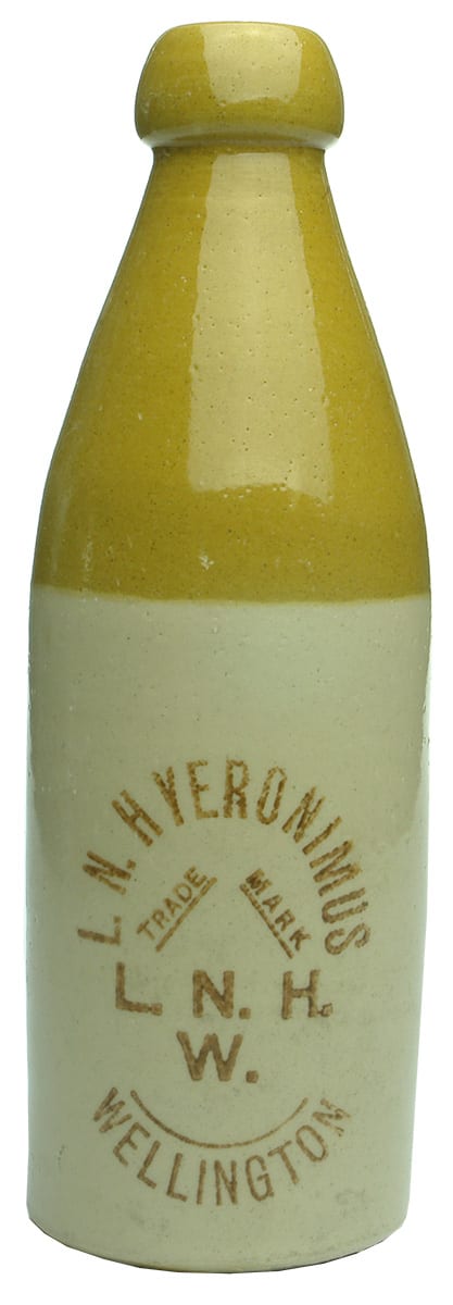 Hyeronimus Wellington Bourne Denby Stoneware Ginger Beer Bottle