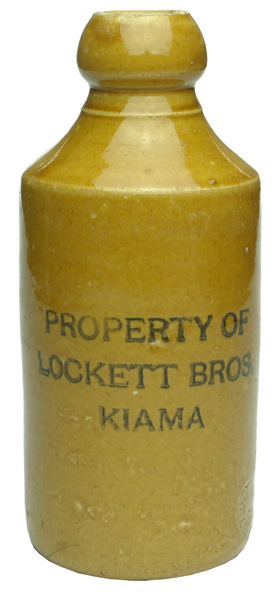 Lockett Bros Kiama Stoneware Bottle