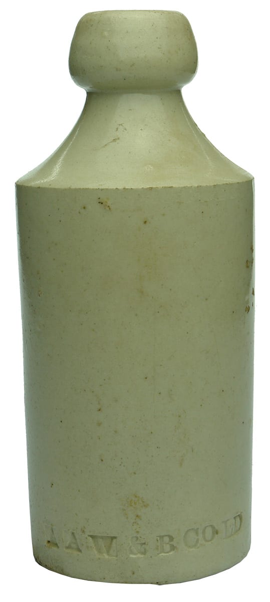 AAAW Adelaide Impressed Stoneware Ginger Beer Bottle