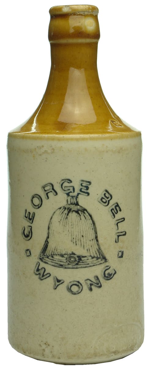 George Bell Wyong Stoneware Crown Seal Bottle