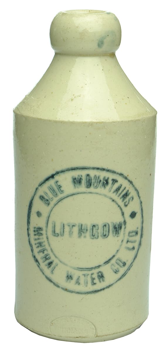 Blue Mountains Lithgow Mineral Water Stone Bottle