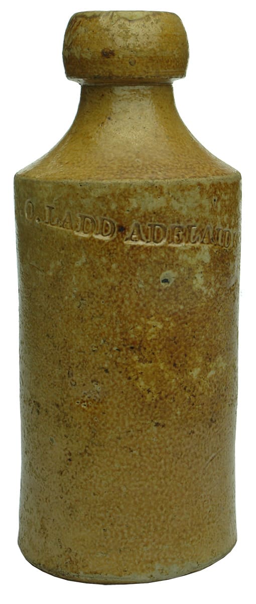 Ladd Adelaide Impressed Stoneware Ginger Beer Bottle