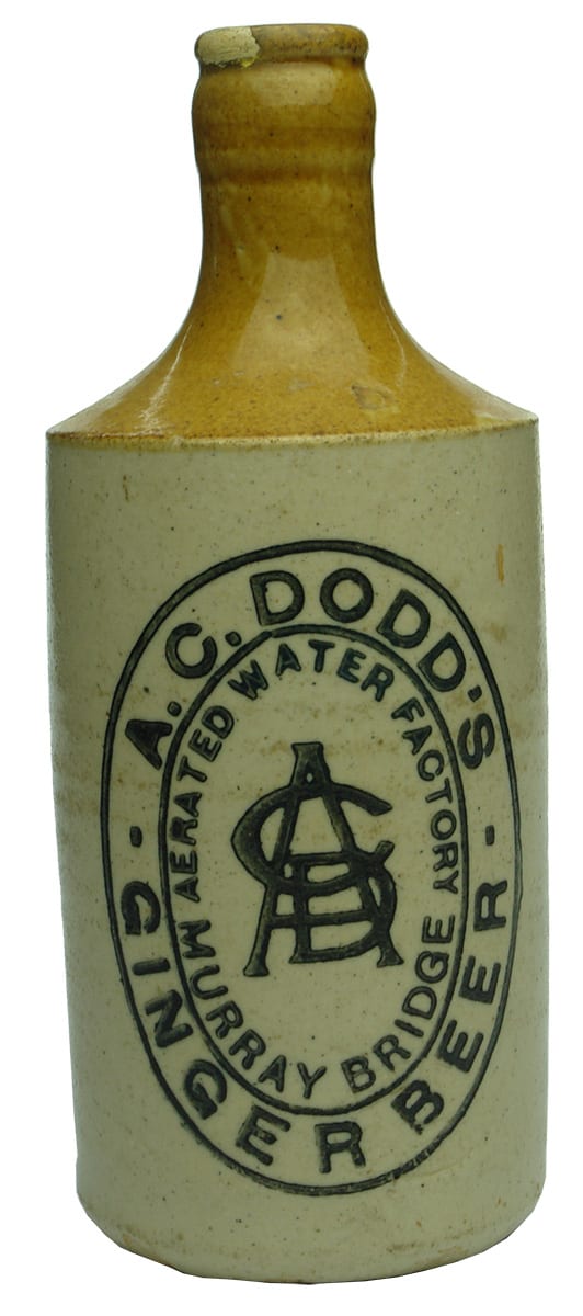 Dodd's Murray Bridge Ginger Beer Bottle
