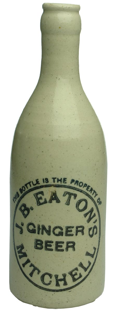 Eaton's Ginger Beer Mitchell Mauri Bros Thomson Bottle