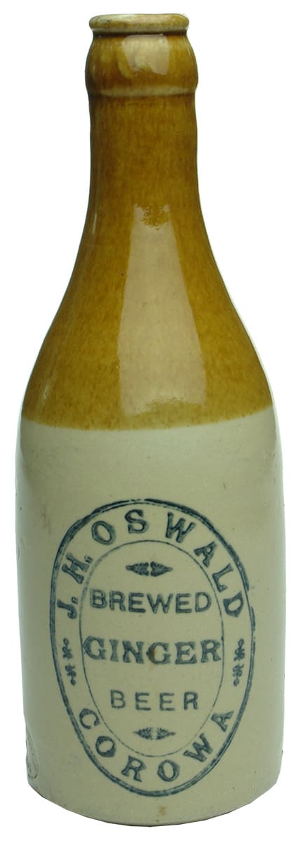 Oswald Brewed Ginger Beer Corowa Crown Seal Bottle