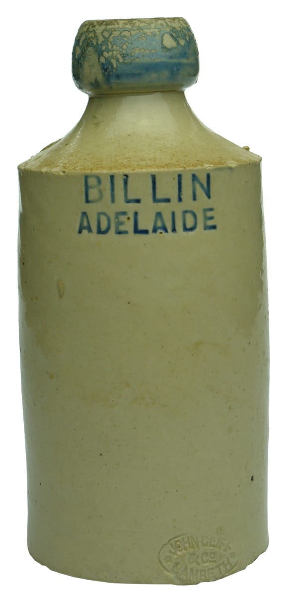 Billin Adelaide Impressed Blue Print Stoneware Ginger Beer