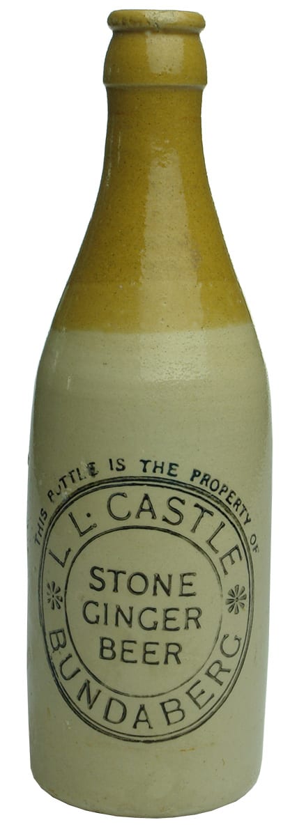 Castle Stone Ginger Beer Bundaberg Crown Seal Bottle
