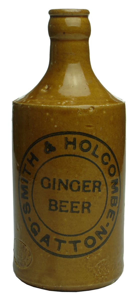 Smith Holcombe Ginger Beer Gatton Stoneware Bottle