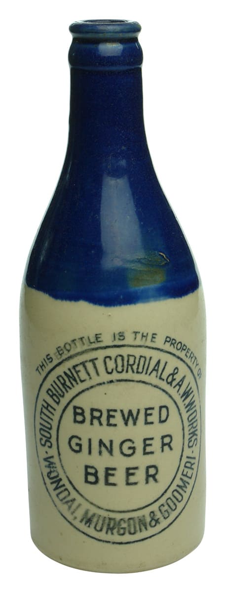 South Burnett Wondai Murgon Goomeri Ginger Beer Bottle