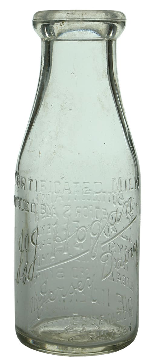 Hogan Essendon Vintage Milk Bottle