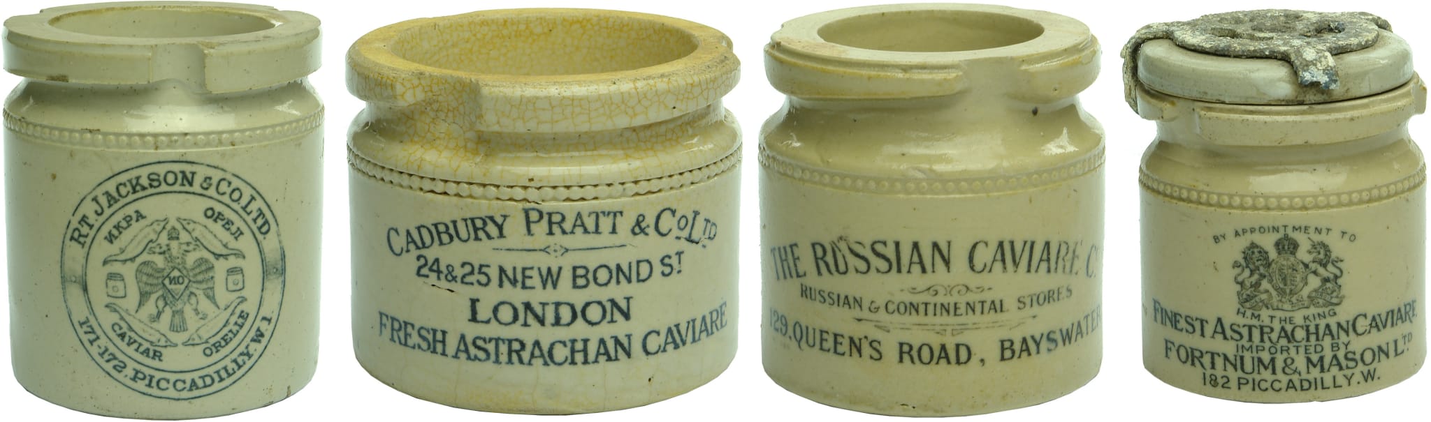 Caviare Stoneware Jars