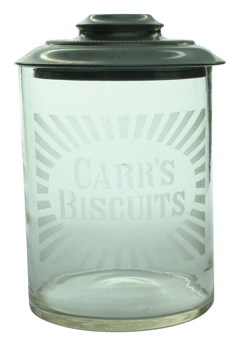 Carr's Biscuits Glass Jar