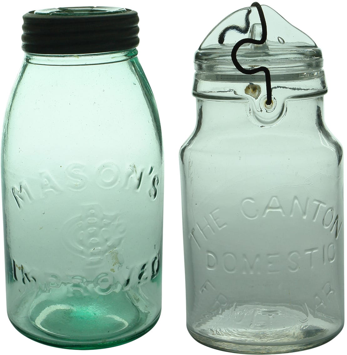 Mason's Canton Fruit Preserving Jars