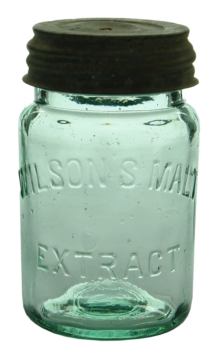 Wilson's Malt Extract Glass Jar