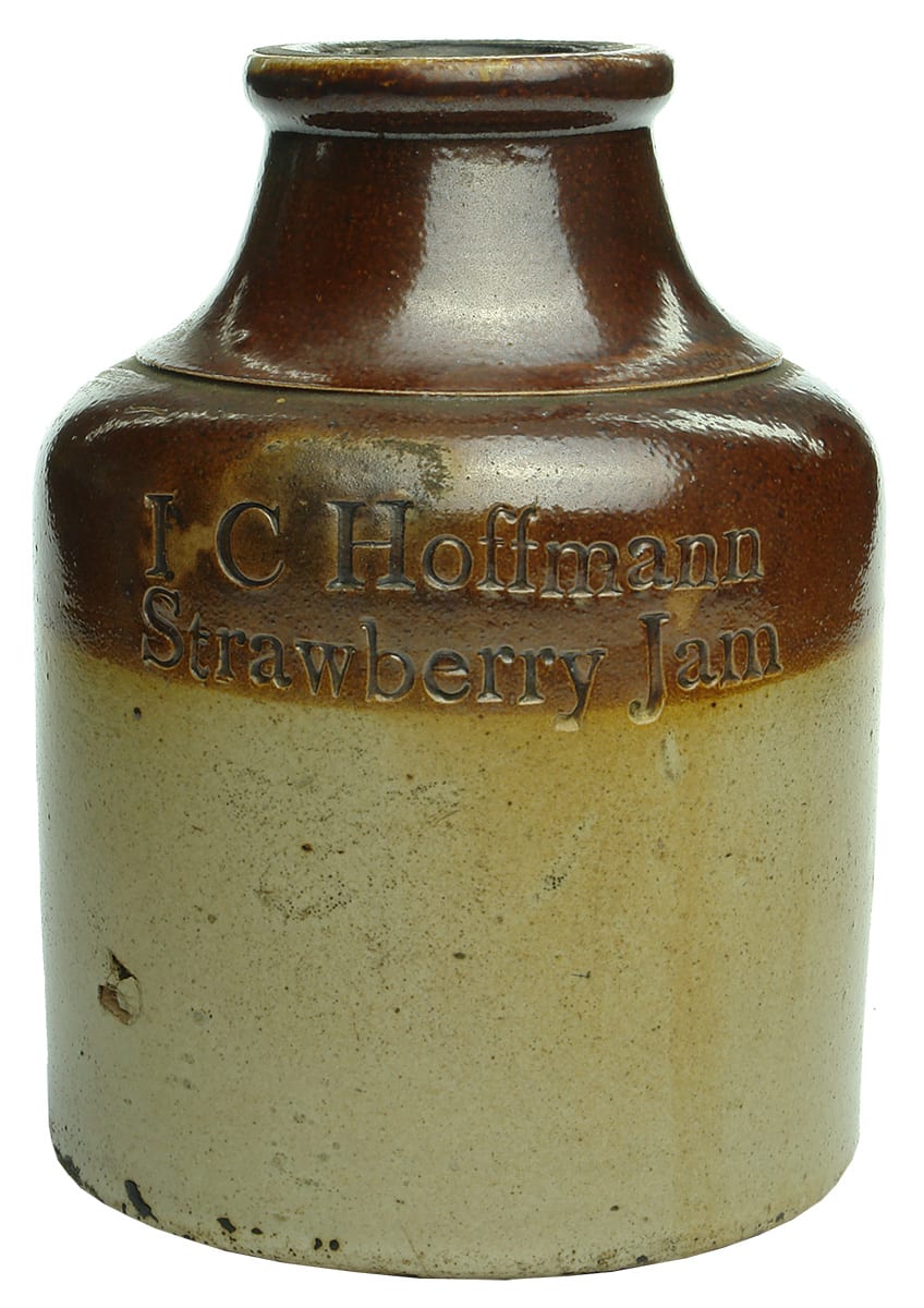 Hoffman Strawberry Jam Stoneware Jar