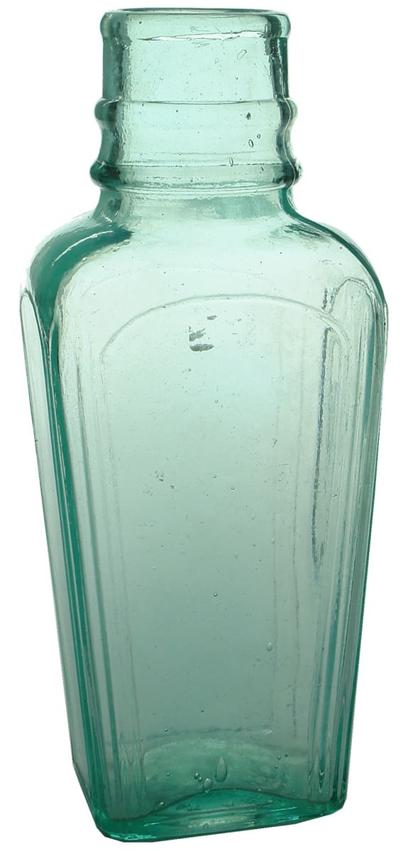 Keystone Shaped Glass Antique Pickles Jar