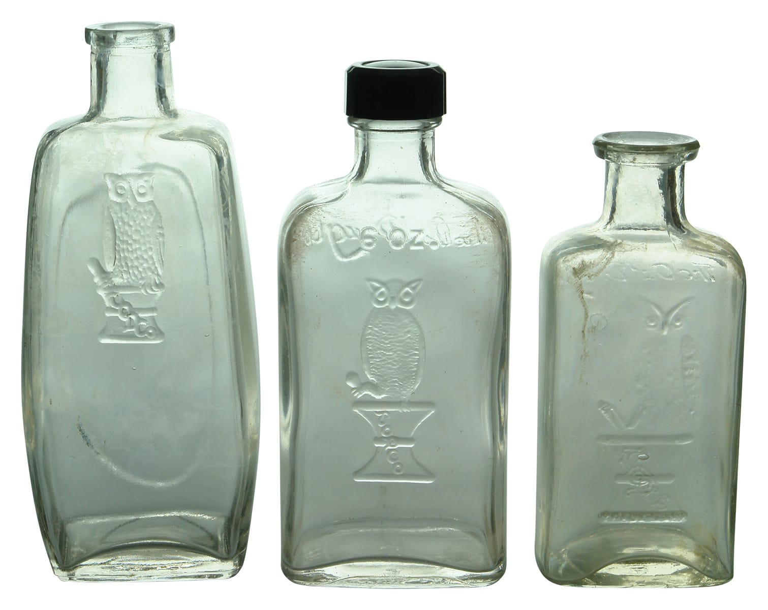 Owl Drug Company Vintage Bottles