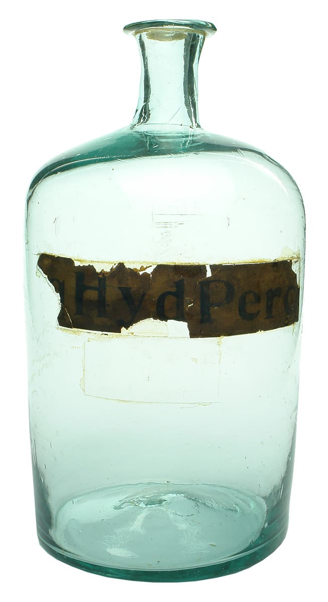 Hyd Perc Glass Pharmacy Jar